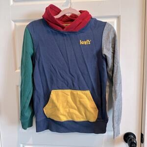 Levi’s Youth Colorblock Pullover Hoodie Sweatshirt
